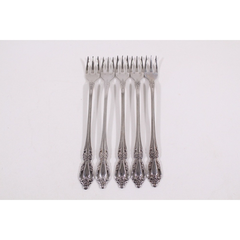5 - Oneida Distinction Deluxe HH RAPHAEL Stainless Cocktail‎ Fork